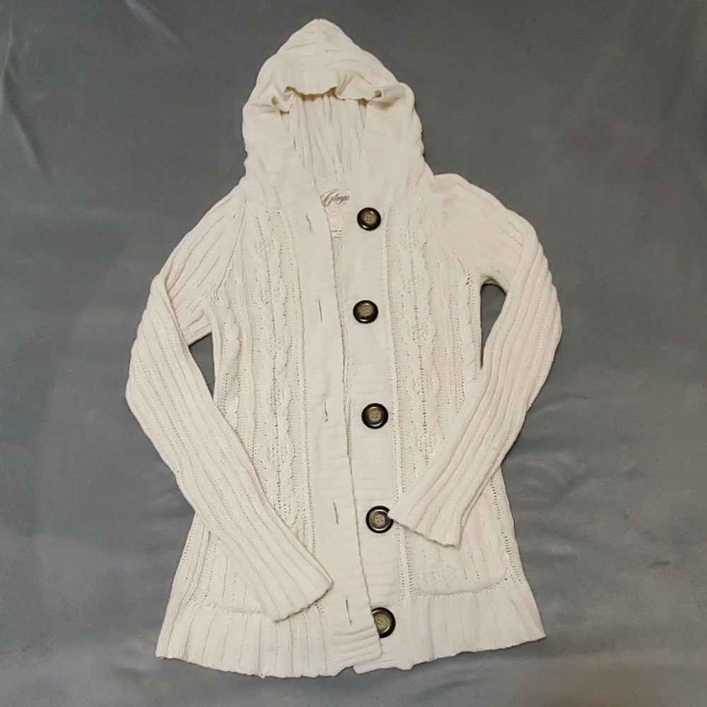 Hooded Sweater Cardigan